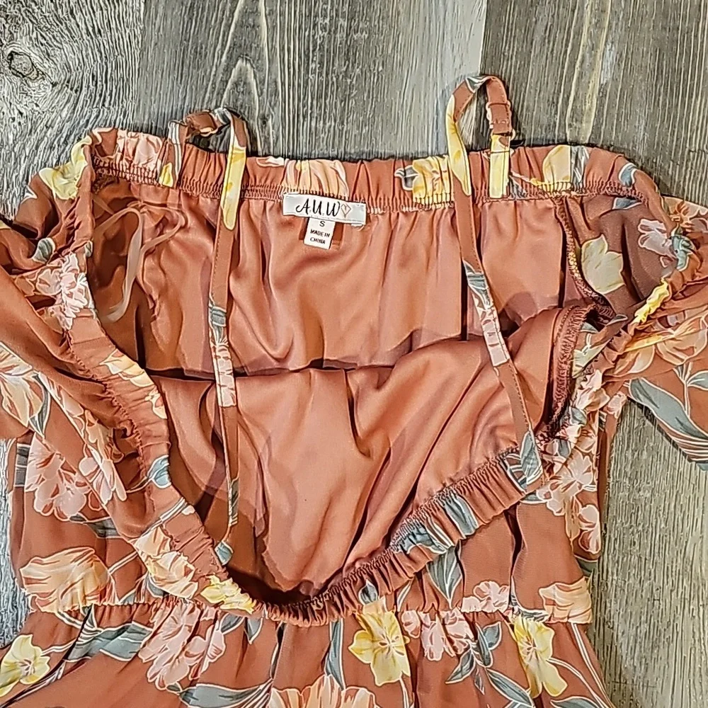 AUW floral dress S - Picture 5 of 6
